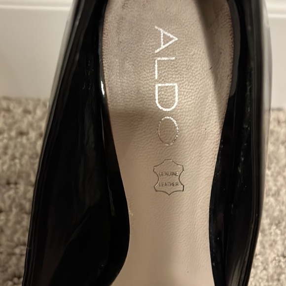 Aldo patent leather platform stiletto black heels - Picture 3 of 16